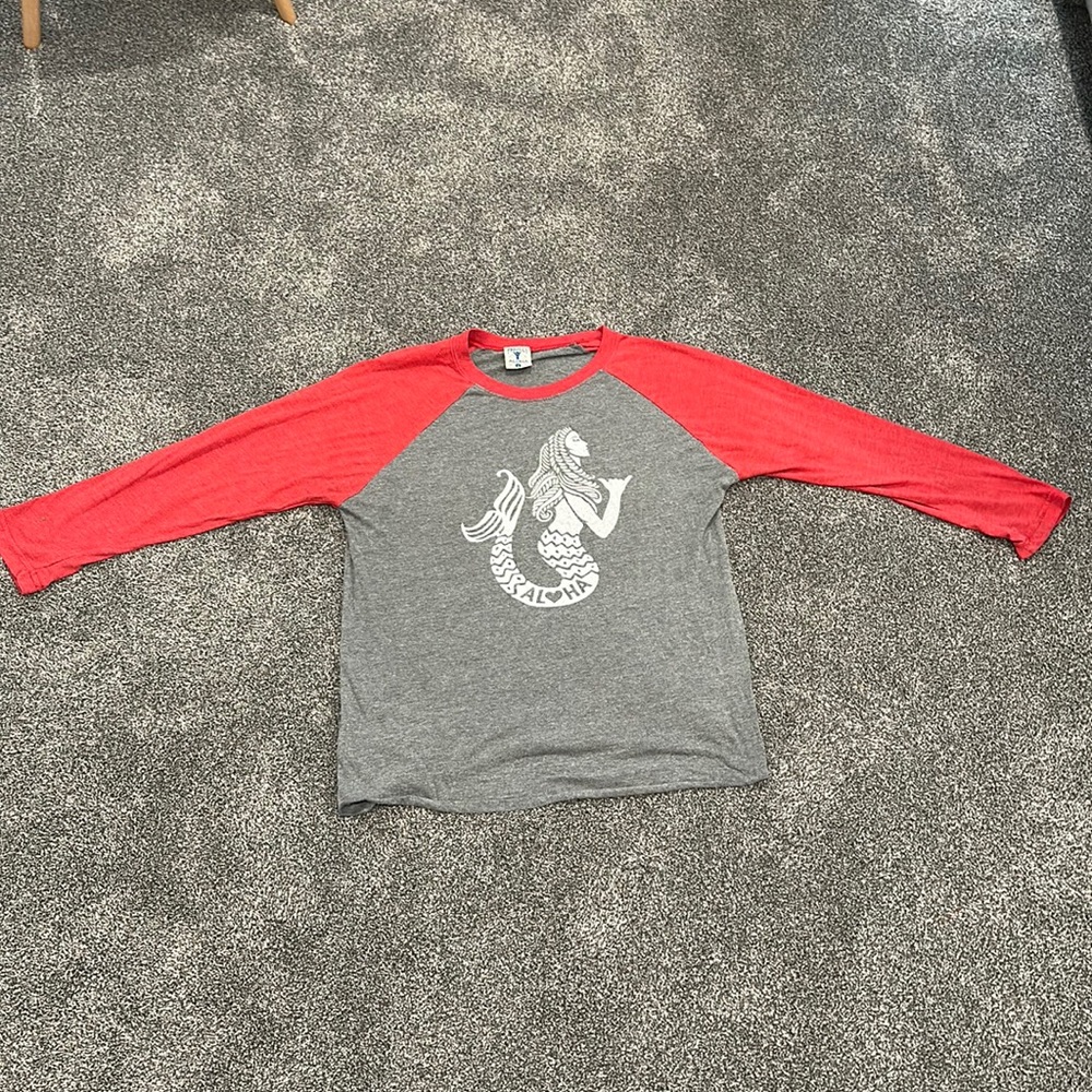 Aloha Mermaid Baseball T-Shirt